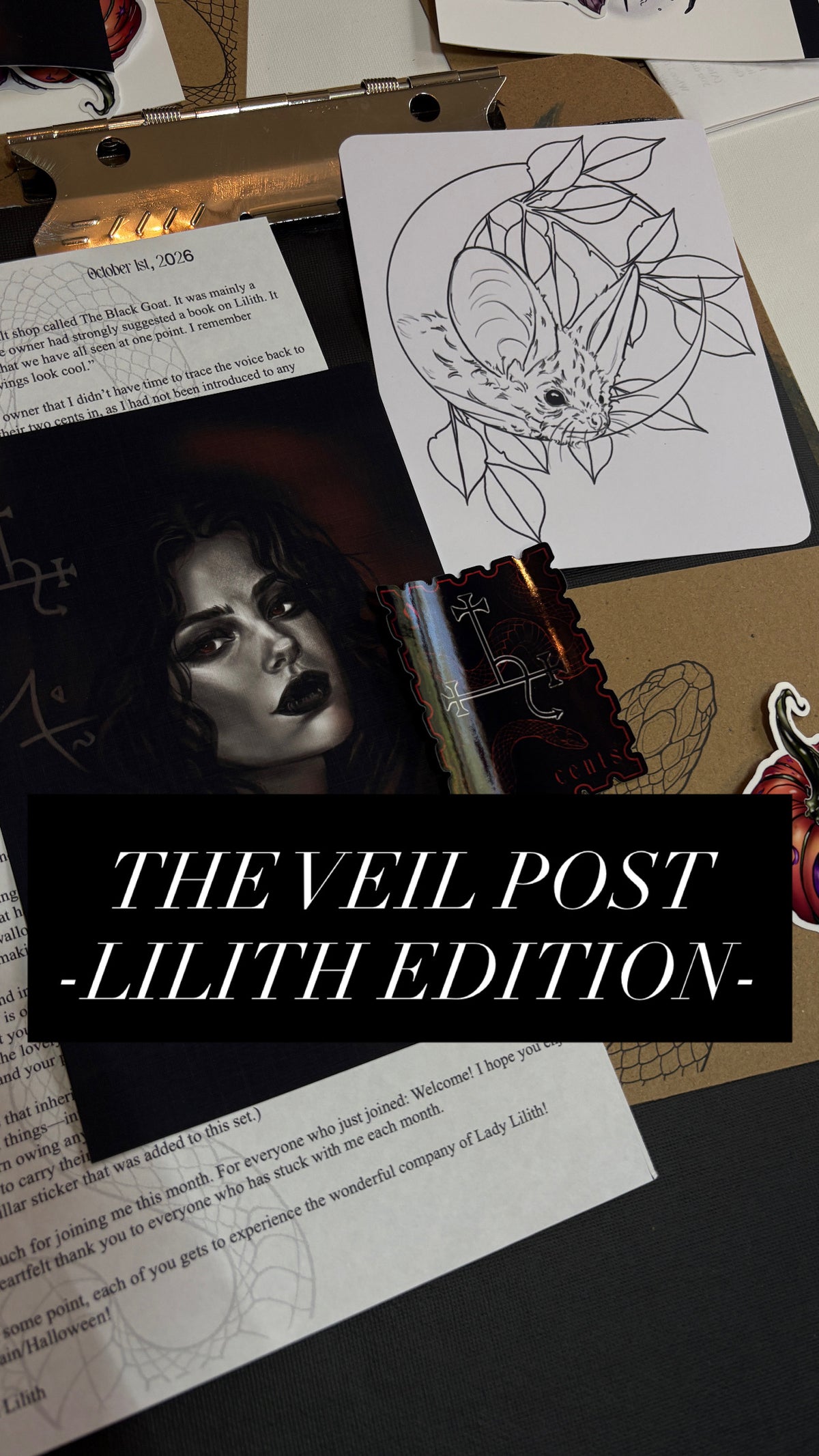October Envelope-Lady Lilith Edition
